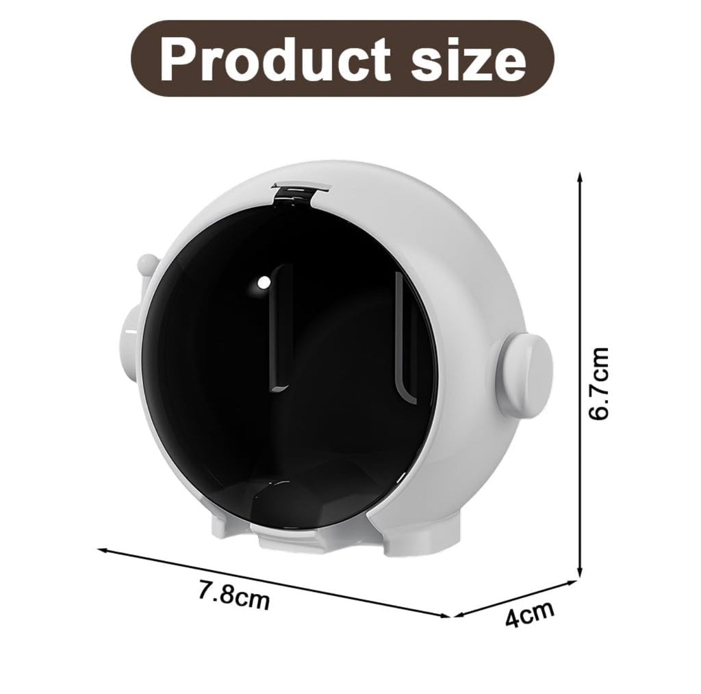 2Pcs Wall Mounted Toothbrush Holder